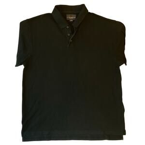 Elite Series Men Short Sleeve Polo Shirt Size XL, Black
